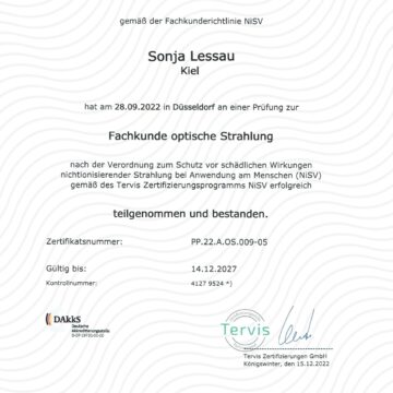 Certificates Körperteam